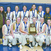 TOURNAMENT CHAMPS: The Central High girls won first place in the Minco Bulldog Classic Tournament. Pictured: (front row, from left) Faith Robbins, Kylee Sparks, Madison Kuntz, Marissa Gattenby, Erica Minden and Kelsi Clement; (second row) coach Chad Weldon, Lexi Jay, Megan Anderson, Charlcie Parker, Caitlyn Carl, Brea Edens, Leigha Harris, Destyne Robbins, Desiree Dobbs and Tatum Schultte.