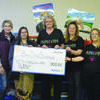 Brandie’s Room: Kim Patterson and Theresa Johnson of Walmart Jewelry Repair Center in Marlow present a donation check to Ann Patterson, Bray-Doyle Special Education teacher, and paraprofessionals Brandie Poston and April Martin. The funds will be used for additional supplies and improvements to “Brandie’s Room,” a sensory room at Bray-Doyle school.

Photo by Elizabeth Pitts-Hibbard