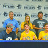Senior Kobey Kizarr signed a letter of intent to wrestle at UCO on Wednesday.