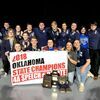 STATE CHAMPS: MOST members celebrate their Class 4A State Speech and Debate Championship on Saturday.