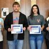STUDENTS OF THE MONTH: These four Bray-Doyle High School students were selected December Students of the Month. Pictured: (from left) Jayson Jones, Trevor Riley, Alesa Pineira and Cara Mangus.
