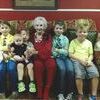 HAPPY BIRTHDAY, GREAT-GRANDMA: Joyce Pearson is pictured at her 90th birthday celebration with her eight great-grandchildren, from left, Madden Field holding brother Weston, Logan Astley, Gavin Woolf holding brother Regan, Joyce, Alex Astley, Kyler Woolf and Kaitlyn Astley. It appears Grandma and Kaitlyn are sadly outnumbered.