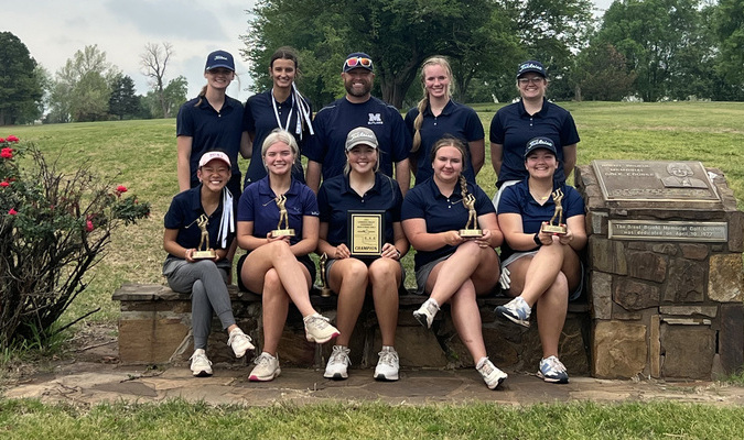 Marlow High Girls' golf team won the Canadian Valley Conference Tournament on Monday, with an overall team score of 343.