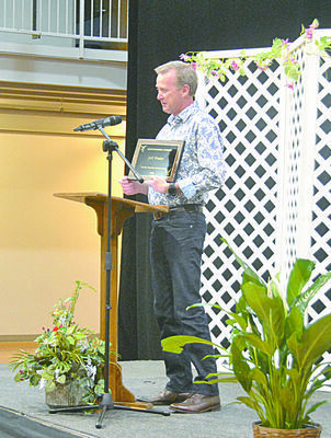 Jeff Prater was named Citizen of the Year at the 2019 Chamber Banquet.