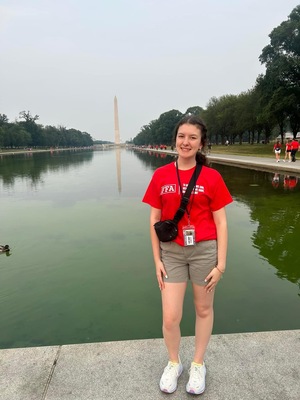 Maci Miller, Chapter Secretary started the summer by going to Washington D.C. and attending the annual Washington Leadership Conference.