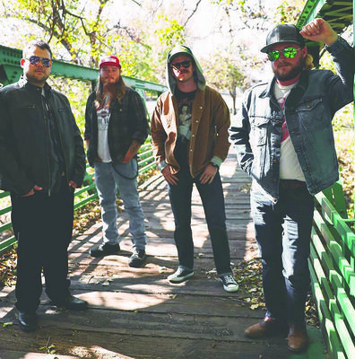 Wildhorse Revenant are Jack Tidwell, Lindall Davis, Erik Davis, and Hunter Cook. The band’s debut album, “Star Forty-Six,” will be released on Friday with a live show at Wall Street Bar in Duncan.