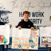 Grand Champion winners in the Marlow Middle School's third annual 7th grade Literature Food Truck challenge for the boys, from left: Caleb Alaniz, Jett Gilbert, Colton Wheeler. Photo by Toni Hopper/The Marlow Review
