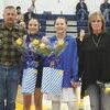 SPECIAL NIGHT: Senior Night is a blast when you do two at a time. Paul and Deirdra Gattenby with daughters Angela and Marissa Gattenby, who graduate in May. They were two of the seniors honored at Central High last week.